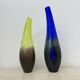 Set of 3 Monica Backstrom for Kosta boda Sweden Moonlanding vases