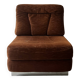 Velvet armchair with chrome metal by J. Charpentier, France, design 1970.