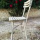 Ensemble d'assises  de jardin 4 fauteuils et 1 chaise - en bois
