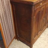 Vintage old Parisian low sideboard
