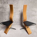 Series of 4 Chairs by Pietro Arosio for Airon 1980