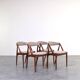 Mid-Century Teak Chairs Model 31 by Kai Kristiansen for Schou Andersen