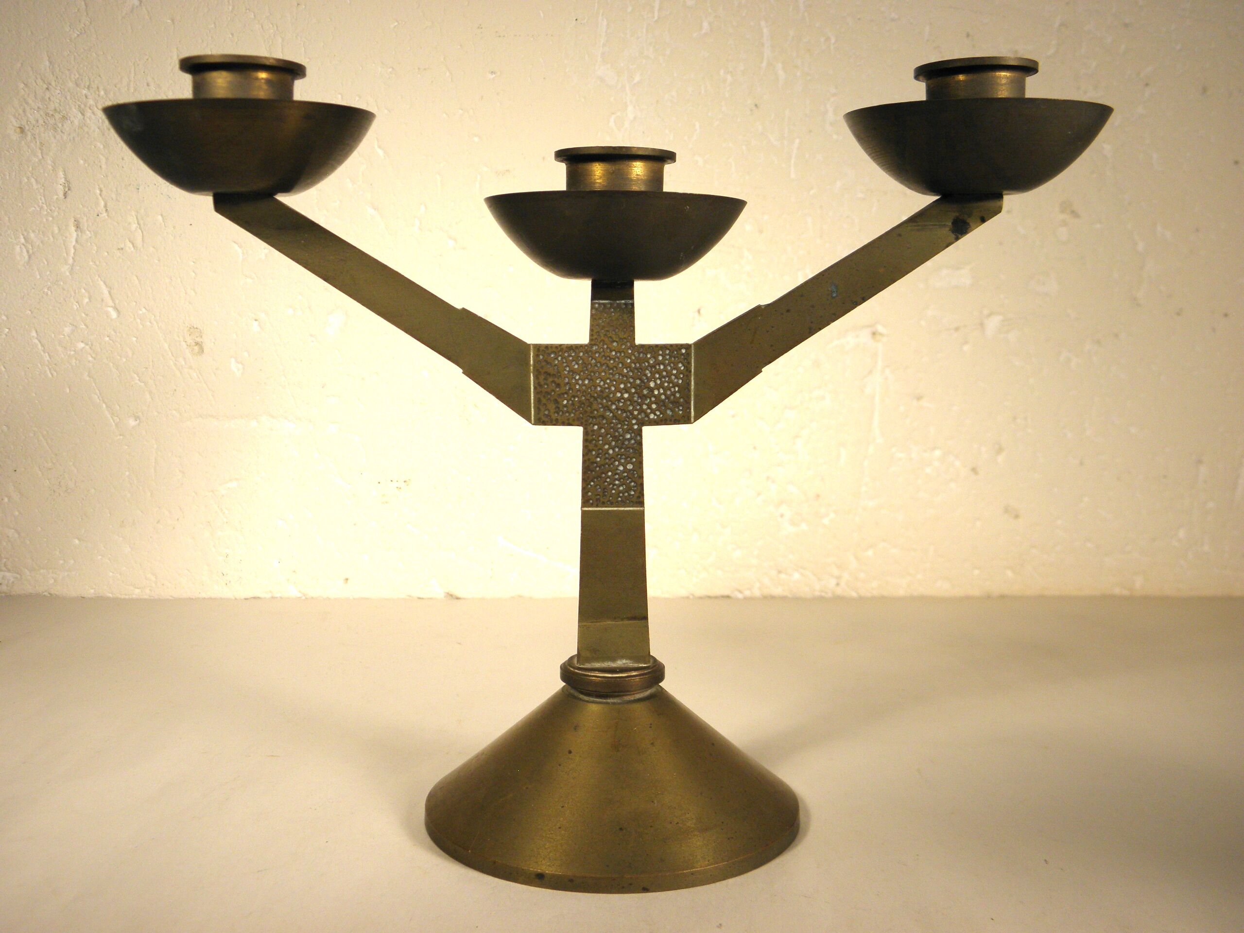 Pair of Arts and Crafts candlesticks