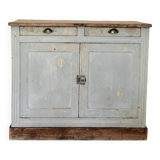 Buffet parisien patiné bleu gris