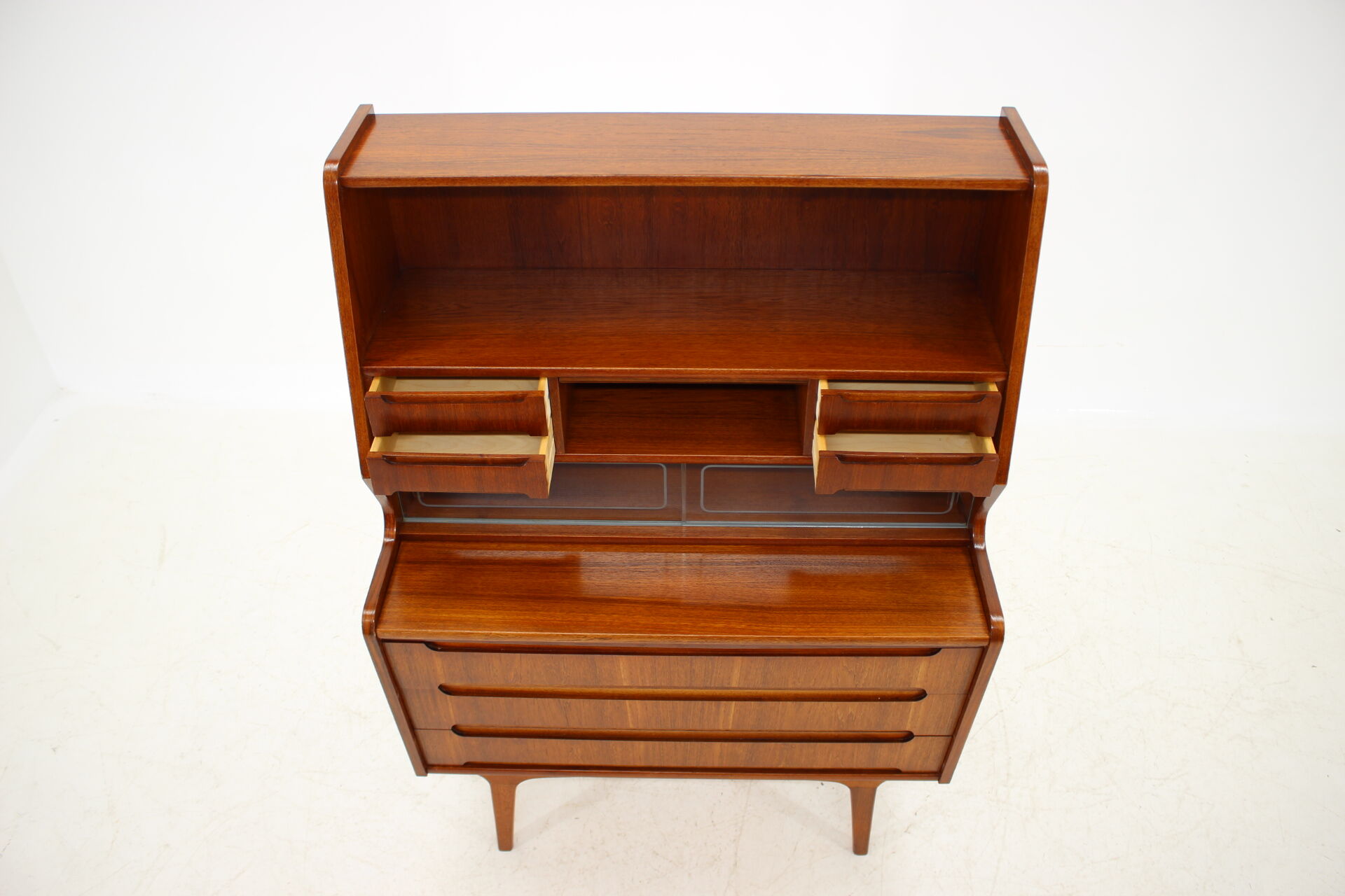 Mid-century Danish teak secretaire, 1960s