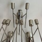 Set of three design wall lamps 1970