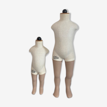 Child sewing mannequins