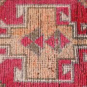 3x10 Pink & Red Tribal Vintage Runner Rug, 80x306Cm