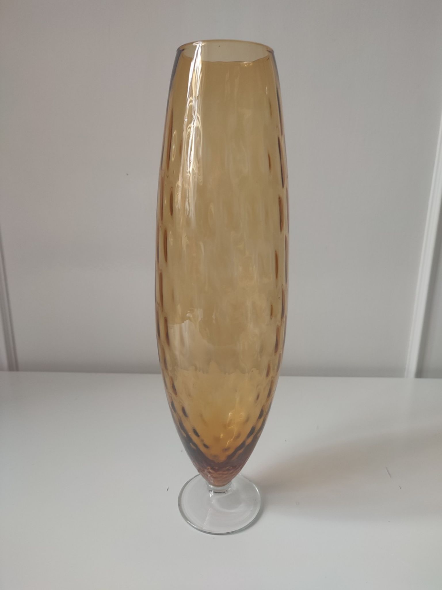 Vase vintage italien en verre