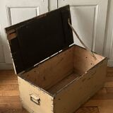 Large wooden chest, storage trunk