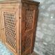 Antique solid pine sideboard with a zinc top.