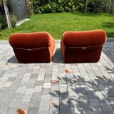Pair of vintage 70's armchairs