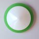 Glass and opaline wall lamp Italy 70s