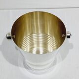 Silver-plated champagne bucket engraved with Auchan 25 years