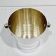 Silver-plated champagne bucket engraved with Auchan 25 years