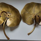 Waterlily wall lamps