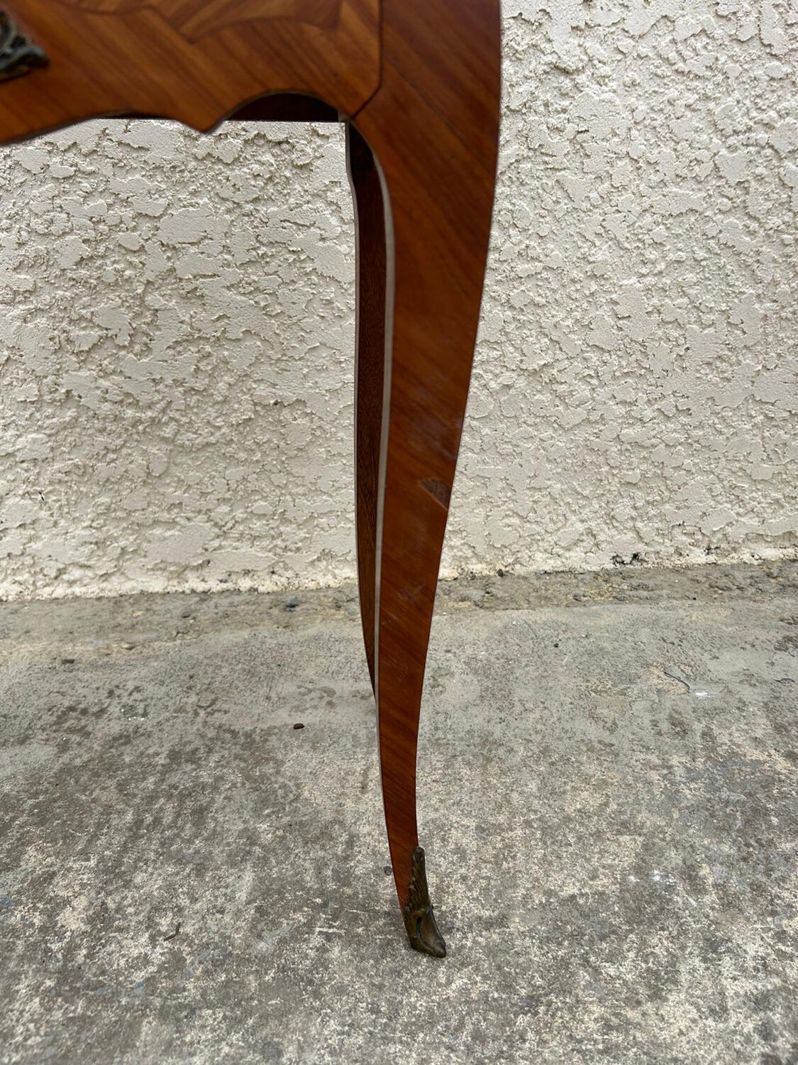 Pair of Louis XV style bedside tables in rosewood