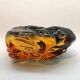 1950s large ashtray completely hand-blown and handcrafted in Murano glass, made in Italy - 18 cm