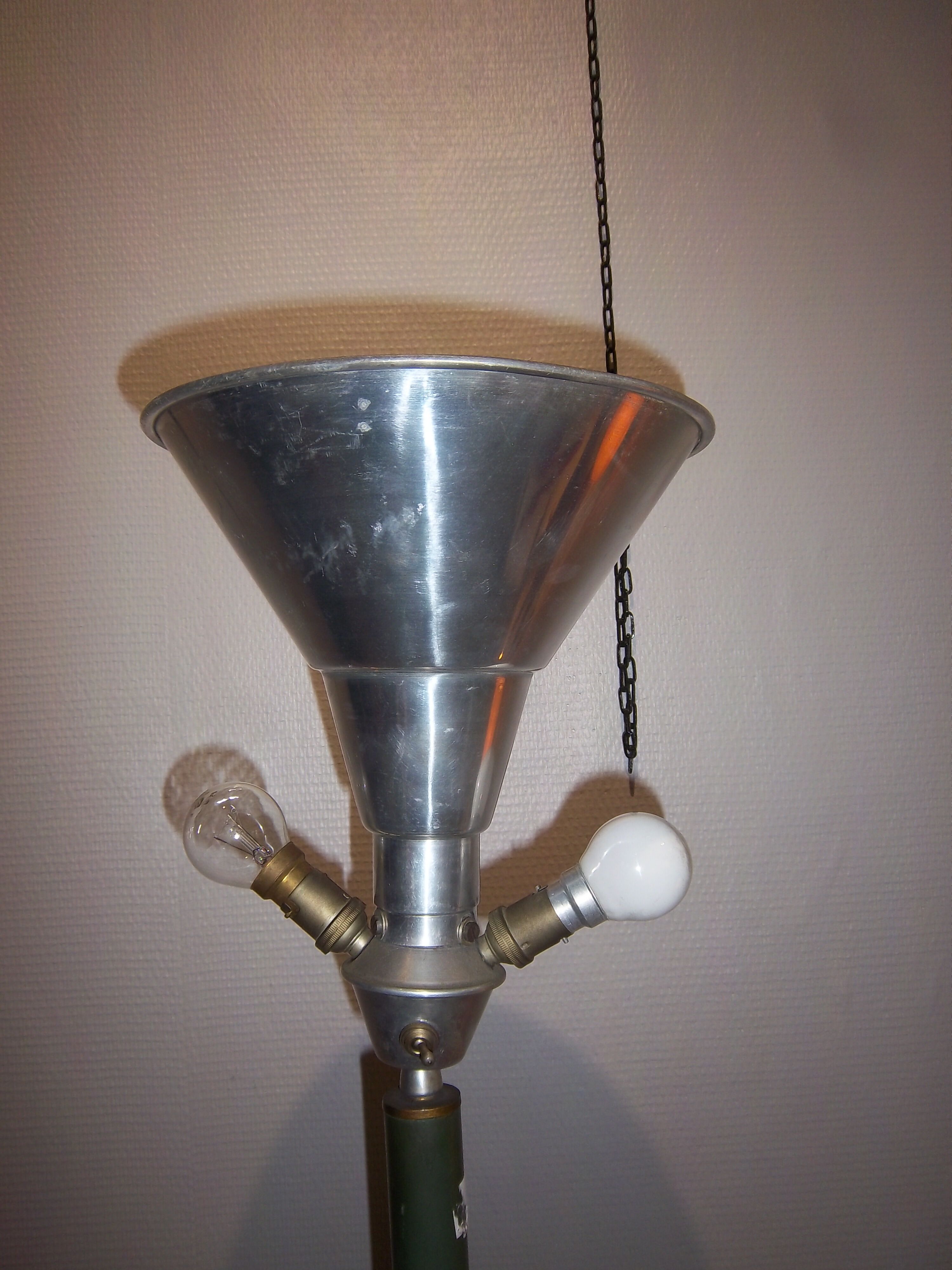 Floor lamp 1950 iron frog