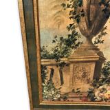 Decorative panel trompe l'oeil