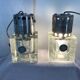 2 spotlights by Sciolari for Poliarte Murano glass vintage