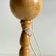 Vintage wooden cup-and-ball toy