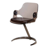 Chaise vintage dans le goût de Boric Tabacoff, 1970