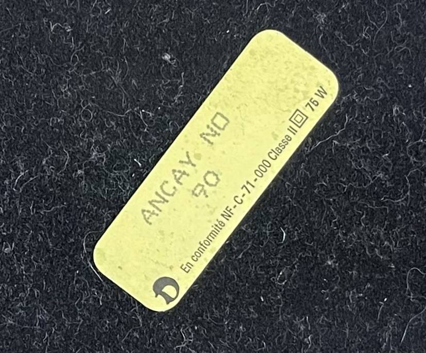 Lamp base Maison Le Dauphin 1980.