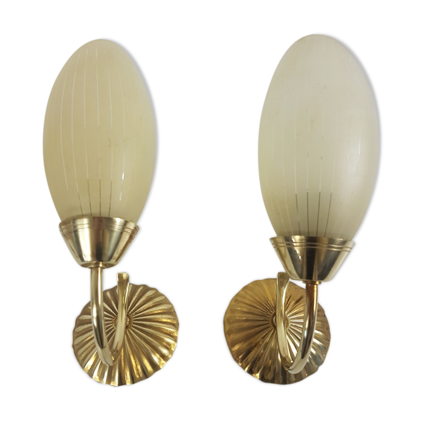 Pair of 50-60s sconces