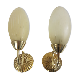 Pair of 50-60s sconces