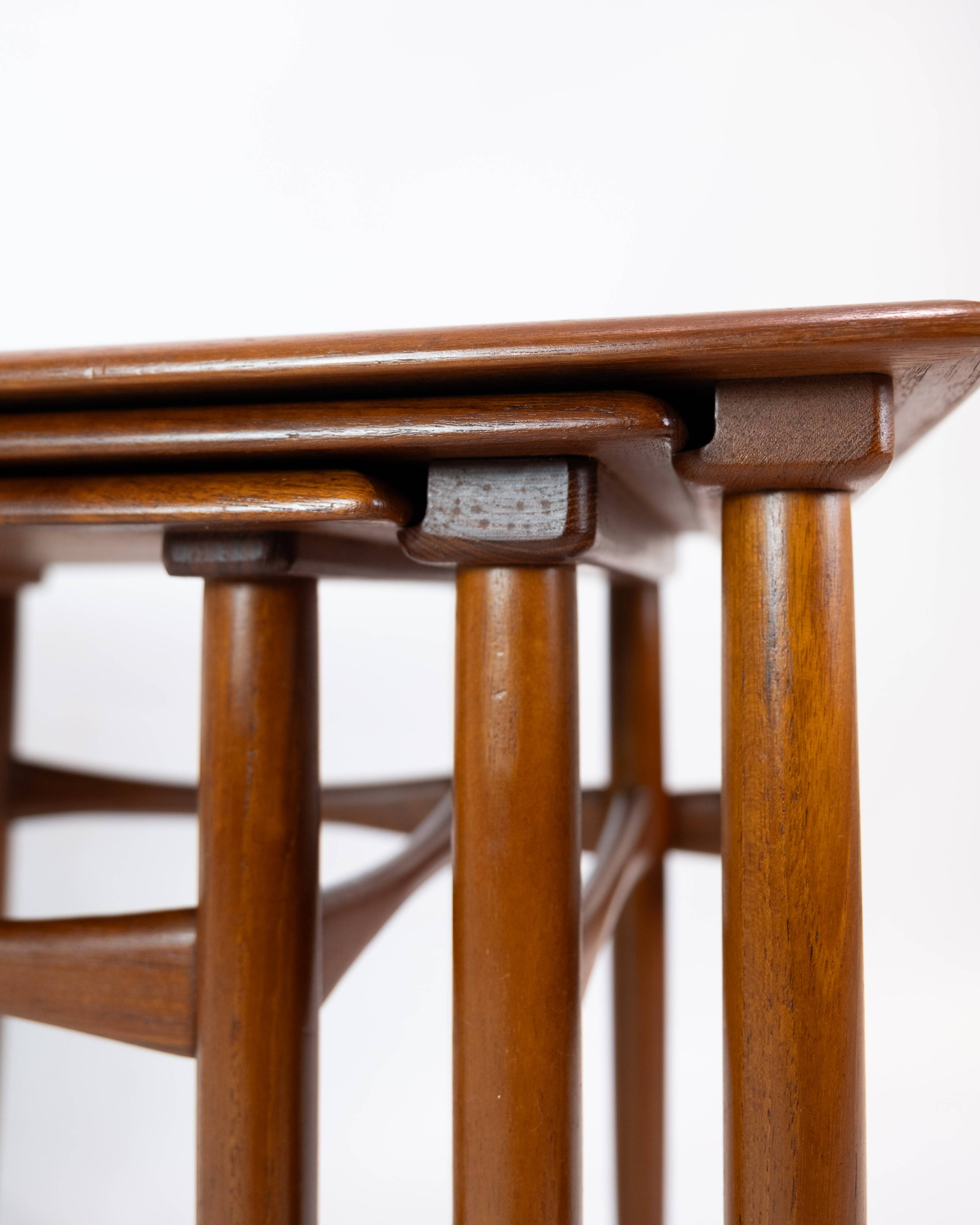 Deposit tables - Teak wood - Danish furniture architect - 1960
