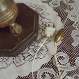 Antique 18th Century Church Altar Candlestick Converted to Table Lamp