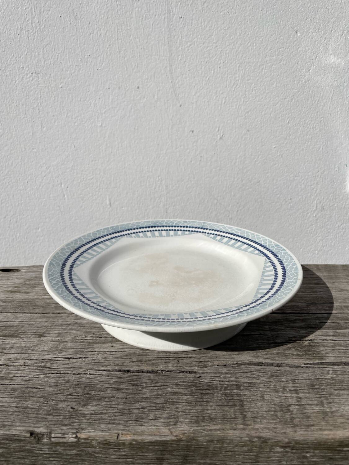 Moulin des loups ceramic fruit bowl / antique dish