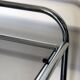 Stainless steel magazine holder side table