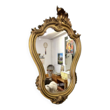 Louis XV style gilded mirror