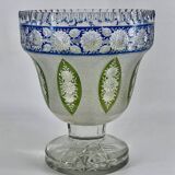 Bohemian Crystal Vase, Late 19th Century