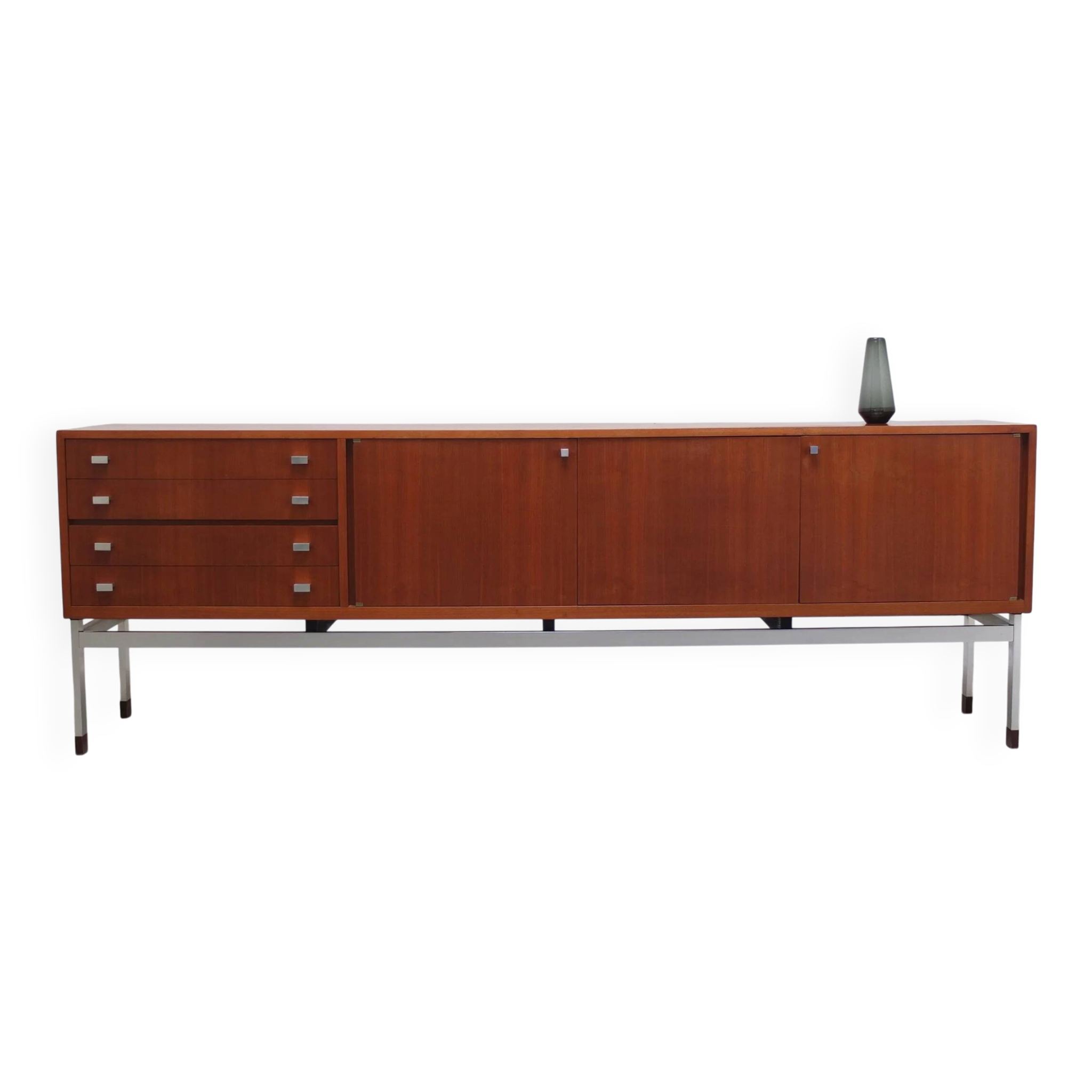 Large modernist sideboard by Werner Wölfers for V-Form, 1960s