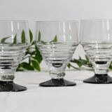 3 verres vintage
