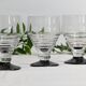 3 vintage glasses