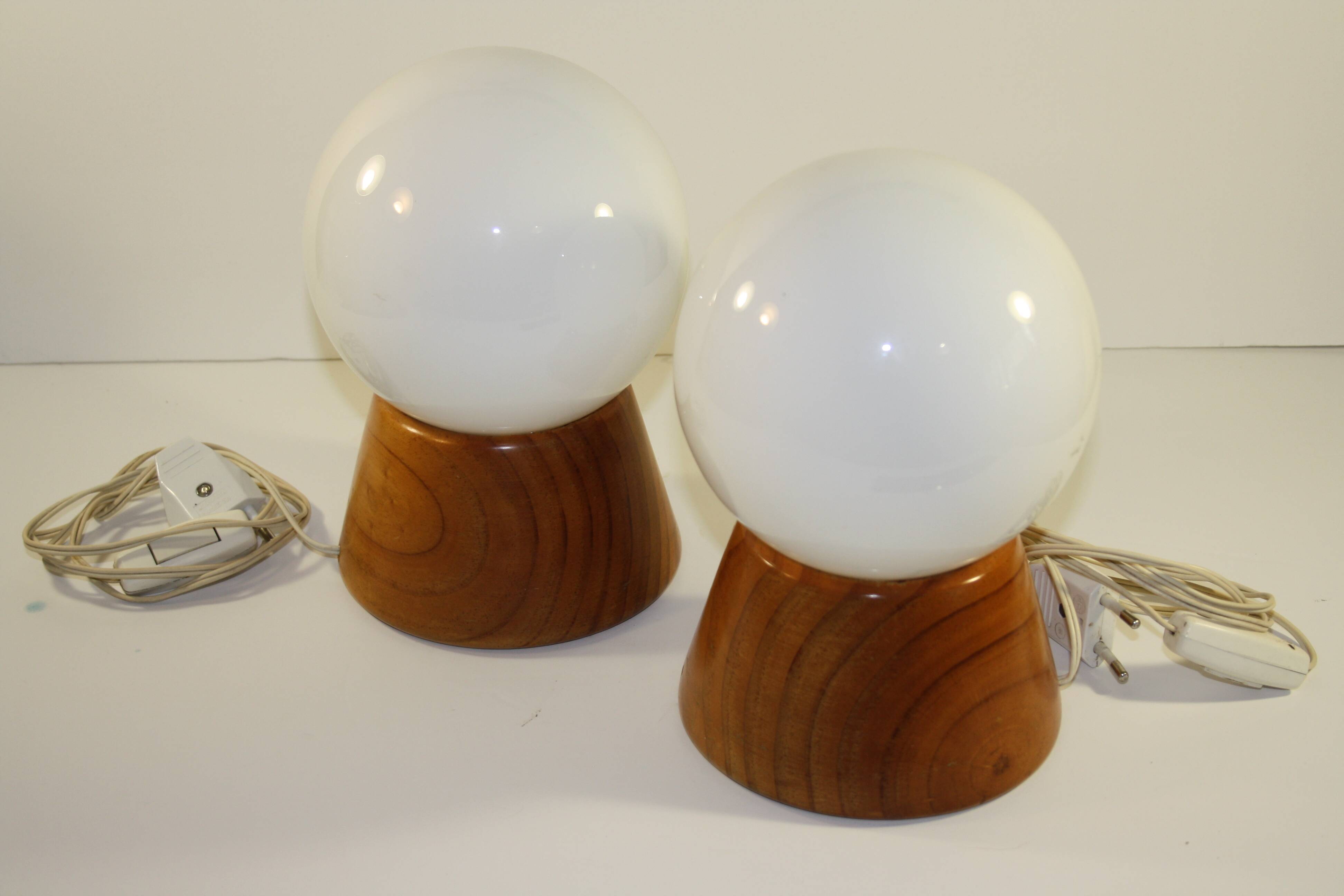 Pair of bedside lamps