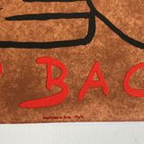 Lithographic poster of DEL RE Marco, Galerie Maeght, 2005