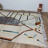 Tapis berbère en laine fait main