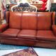 Leather club sofa