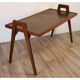 Table basse vintage en chêne 1950