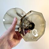 Art Deco tulip vase in smoked glass – Czechoslovak elegance 🇨🇿