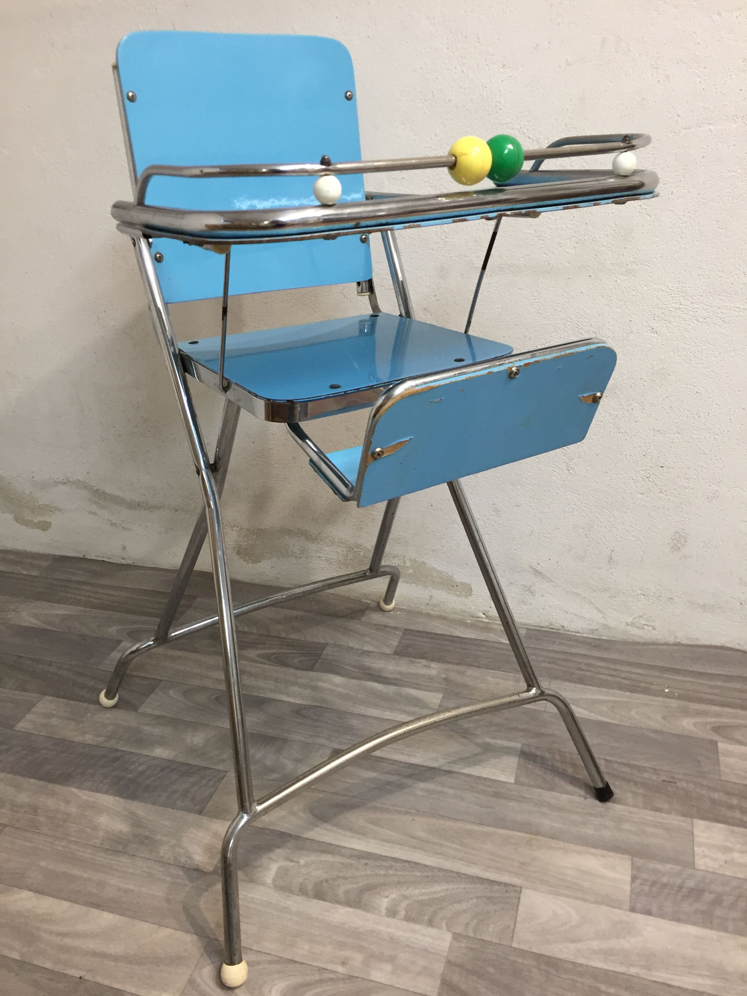 Chair high vintage formica 1960