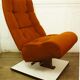 Fauteuil lounge de cinéma "space age" fin des années 60