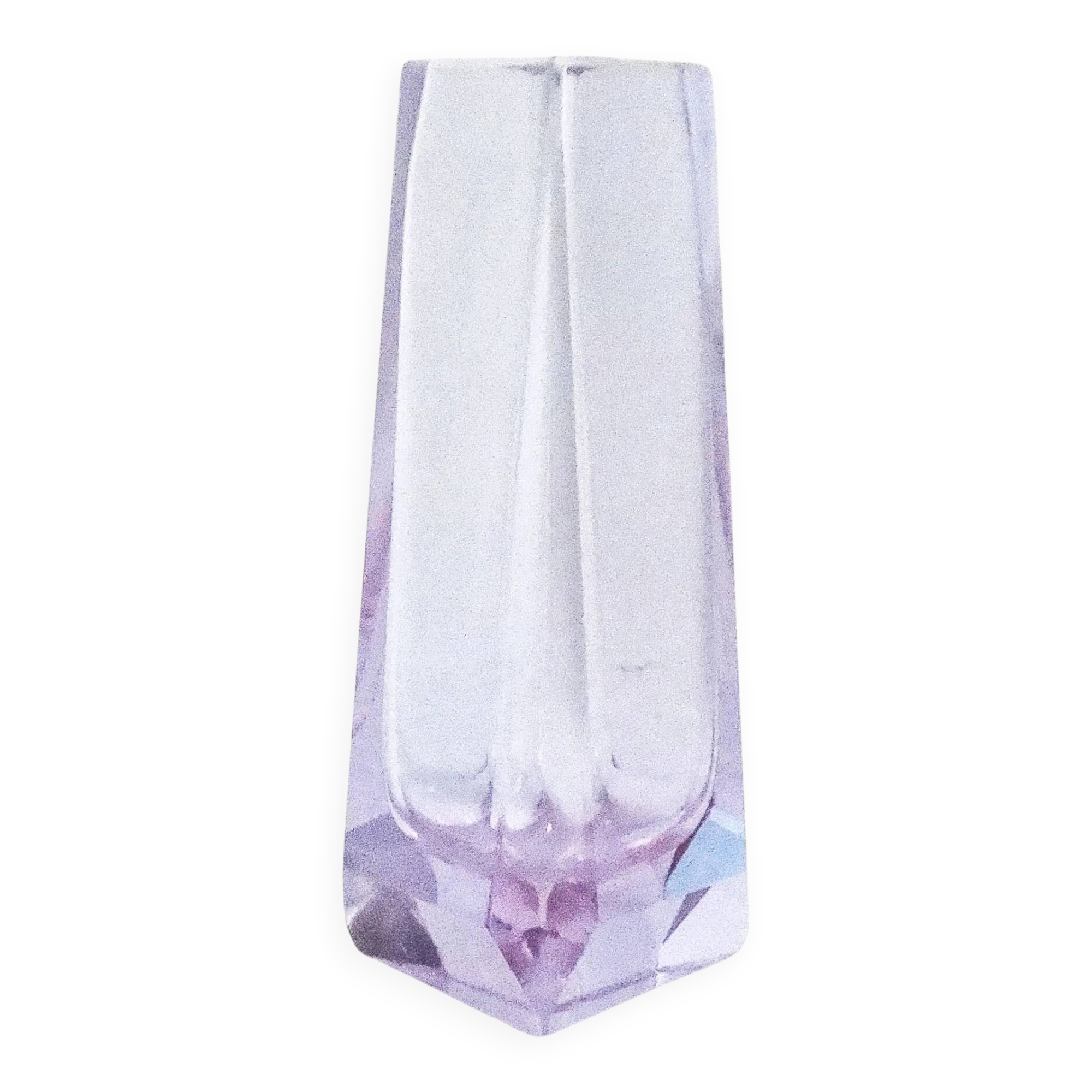 Art Deco vase, alexandrite glass, crystal, Moser, Czechoslovakia, 1930s