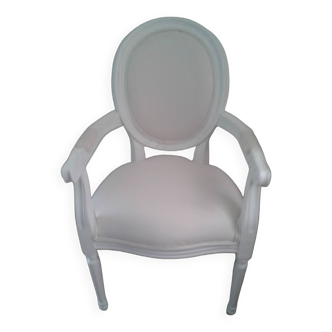 Fauteuil cabriolet médaillon "Maisons du Monde"