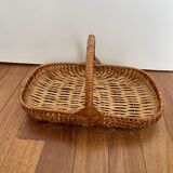 Rectangular wicker basket